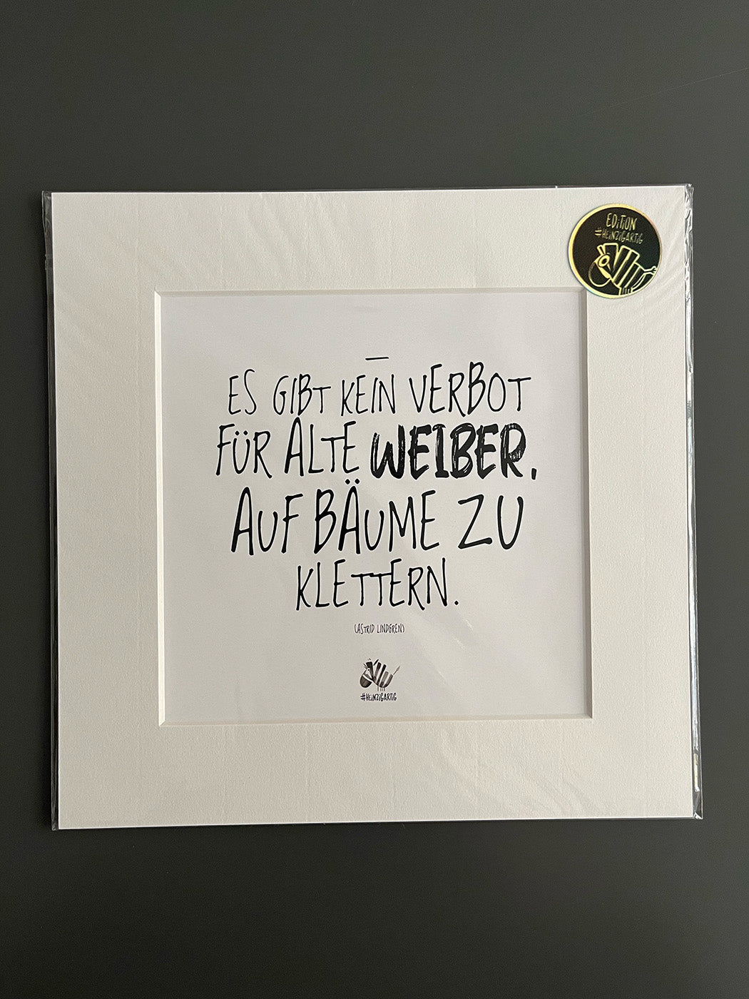 Bild "Es gibt kein Verbot für alte Weiber..."