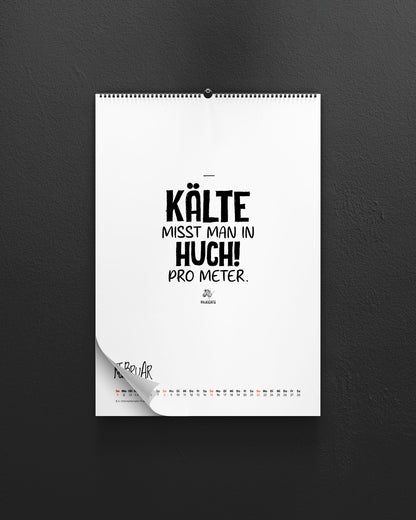 #heinzigartig Sprüche-Kalender 2026