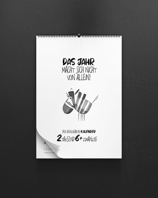 #heinzigartig Sprüche-Kalender 2026